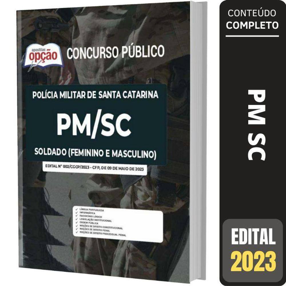 Apostila Concurso Pm Sc - Soldado