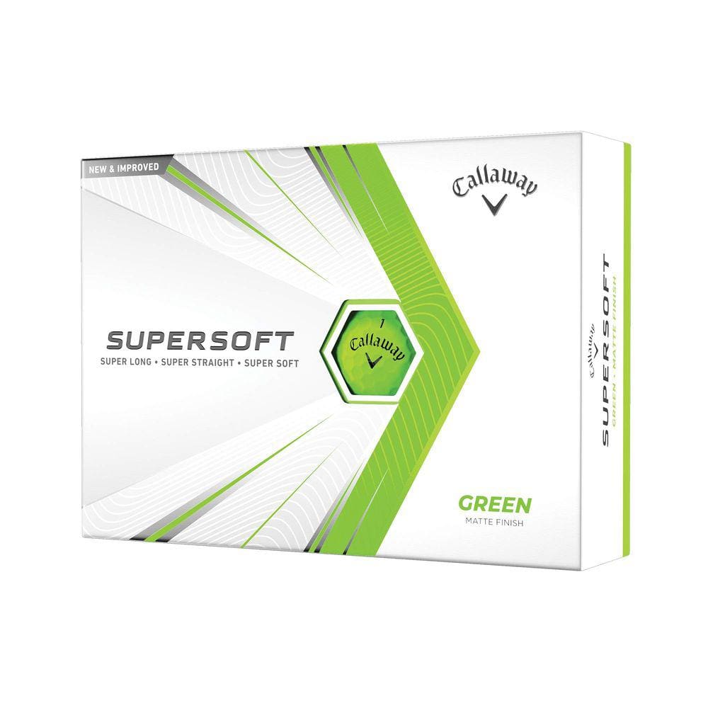 Bolas de golfe Callaway Supersoft 2021 verdes