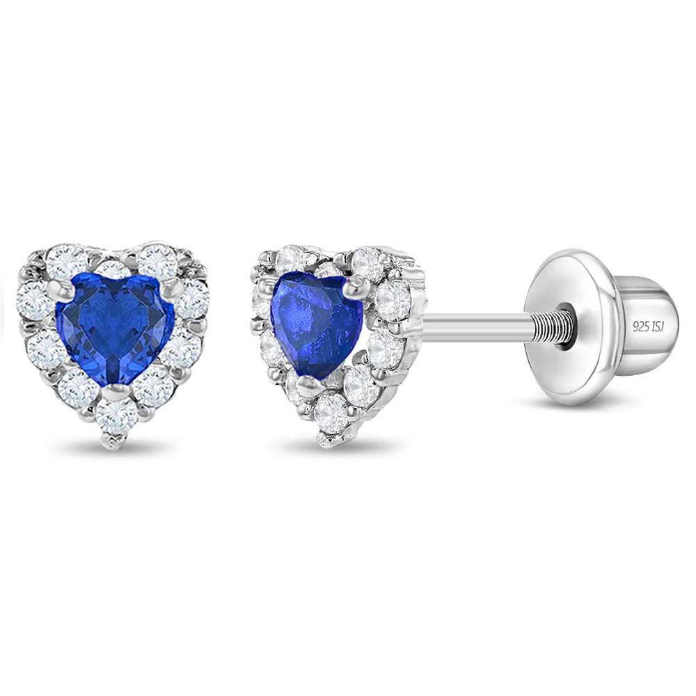 Brincos In Season Jewelry em prata esterlina 925 CZ 5mm Diva