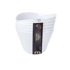 Conjunto De Mini Vasilhas Potes Para Alimentos 350Ml Branco