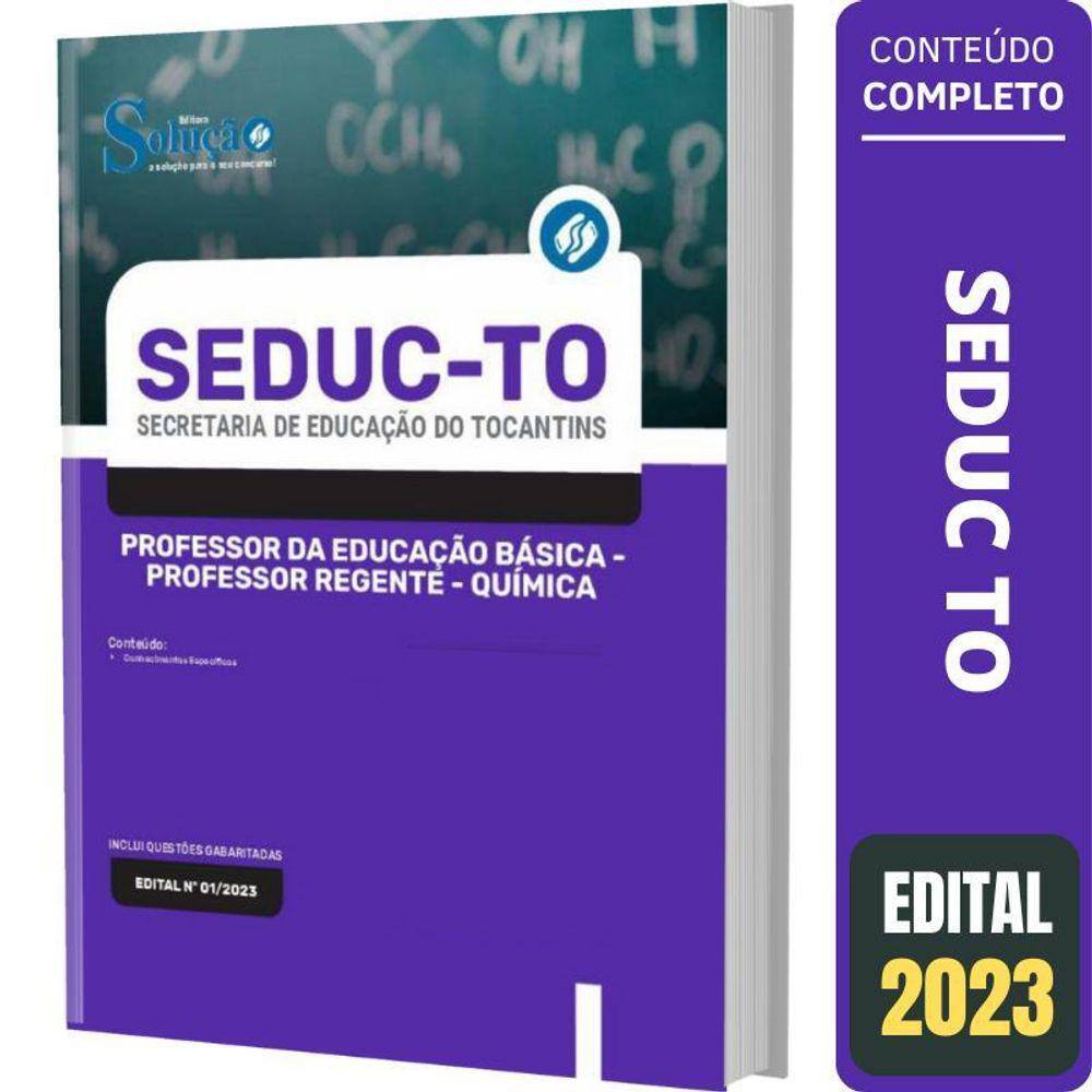 Apostila Seduc To - Professor Regente - Química