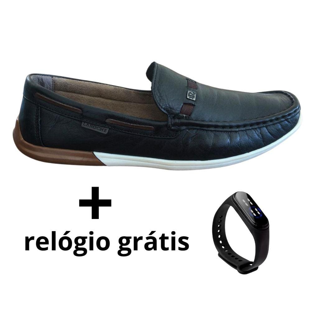 Mocassim Laroche Paraty Masculino De Couro