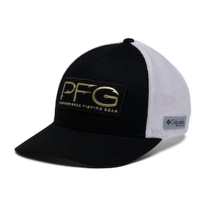Chapéu de pesca Columbia PFG Mesh Hooks preto/dourado L/XL
