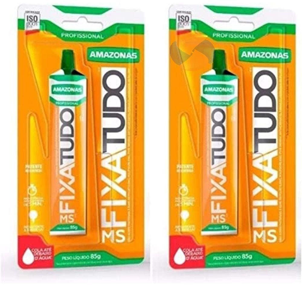 Tubo De Cola Adesivo Fixa Tudo Amazonas 85g