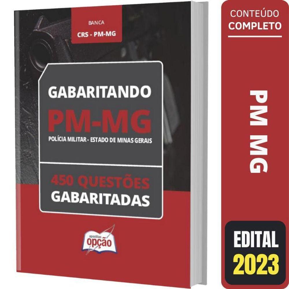 Caderno De Testes Pm Mg - Questões Gabaritadas