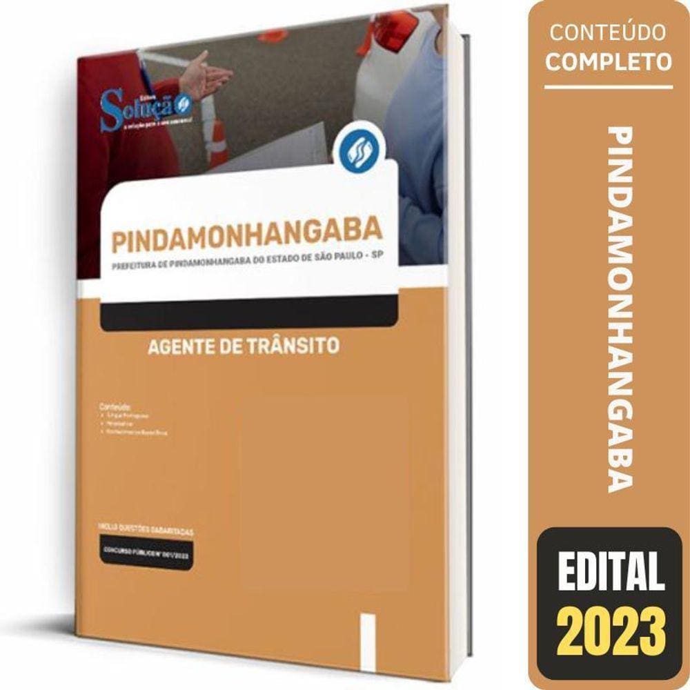 Apostila Agente de Trânsito Pindamonhangaba SP 2023