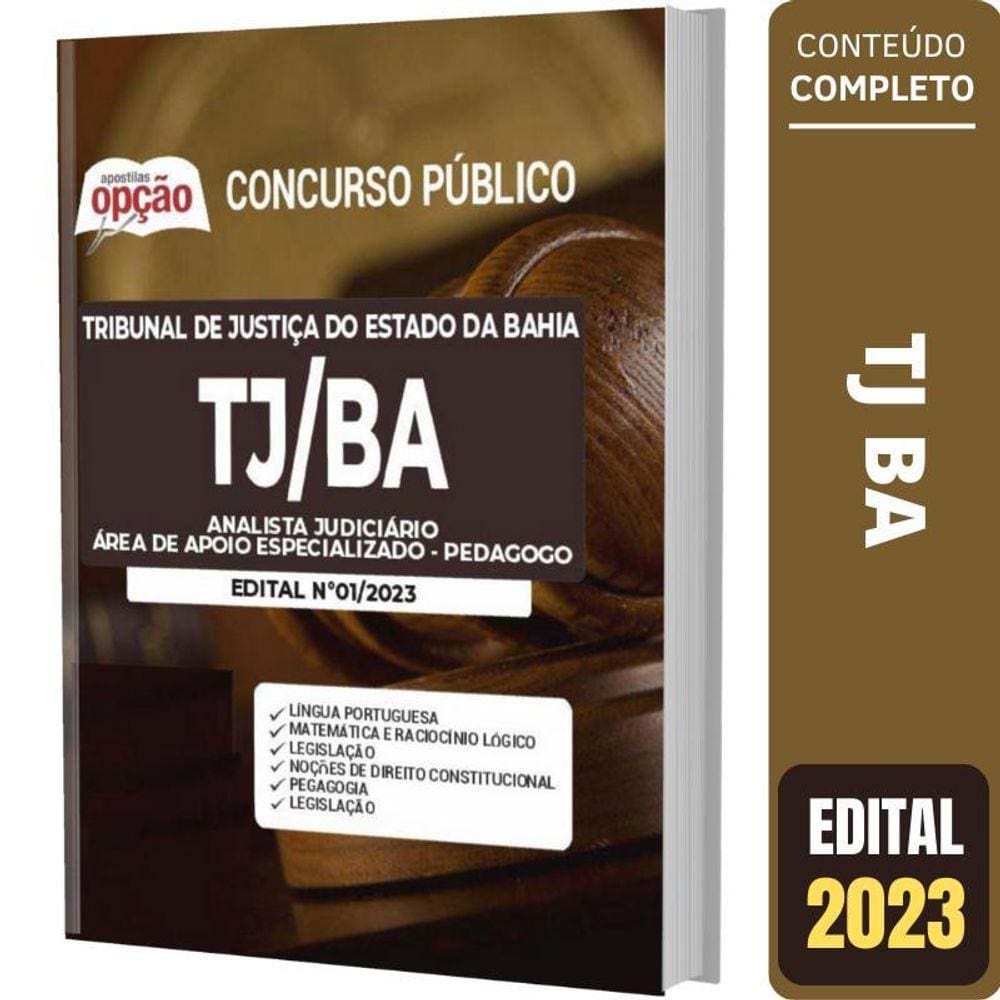 Apostila Concurso Tj Ba - Pedagogo