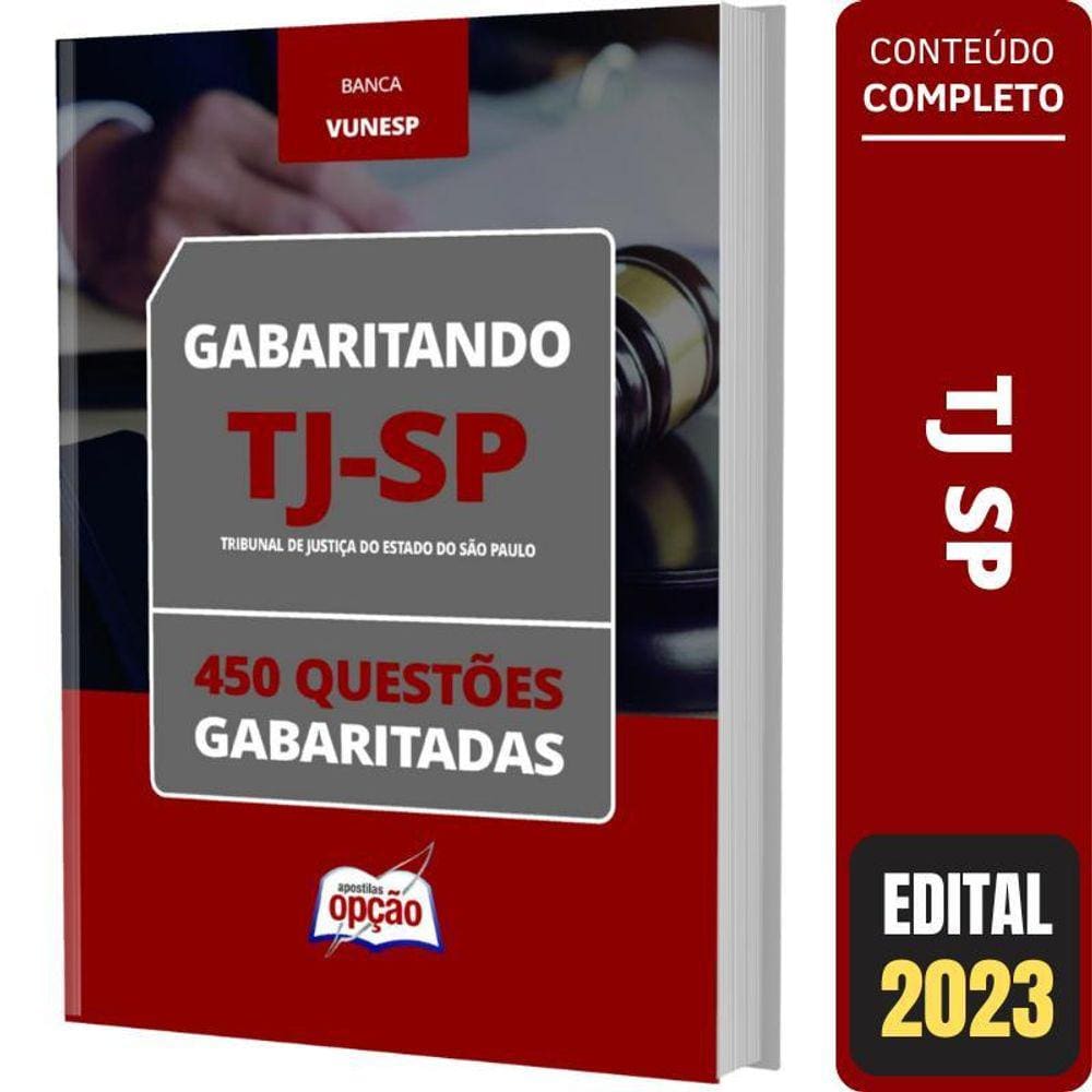 Caderno Tj Sp - Questões Gabaritadas