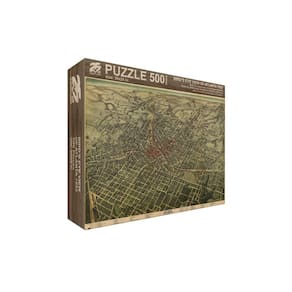 Puzzle 25th Century Games 1892 Bird`s Eye Map of Atlanta 500