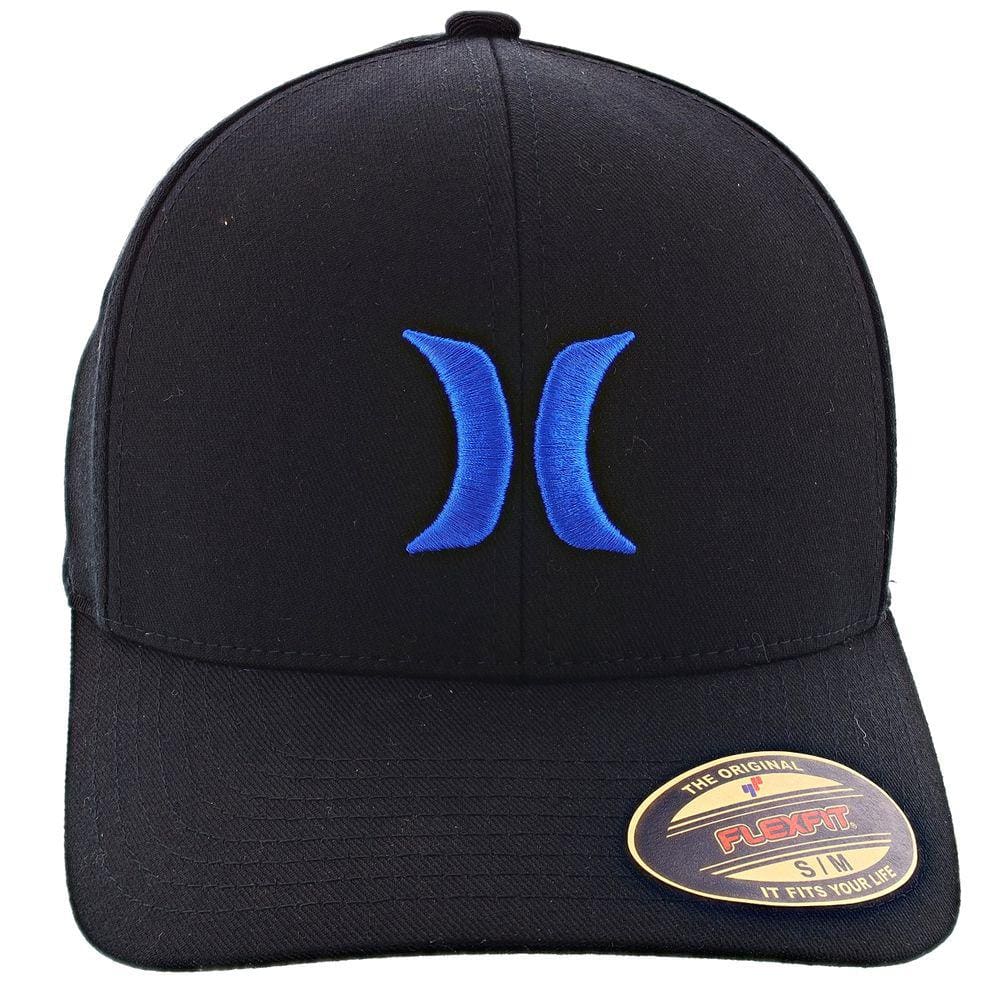 Chapéu Hurley One & Only Flexfit para adulto em preto/azul
