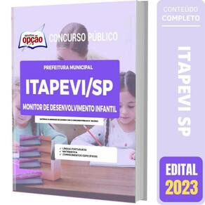 Apostila Itapevi Sp Monitor De Desenvolvimento Infantil