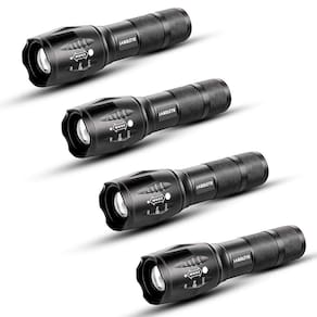 Lanterna portátil de emergência JARDLITE LED, pacote com 4,