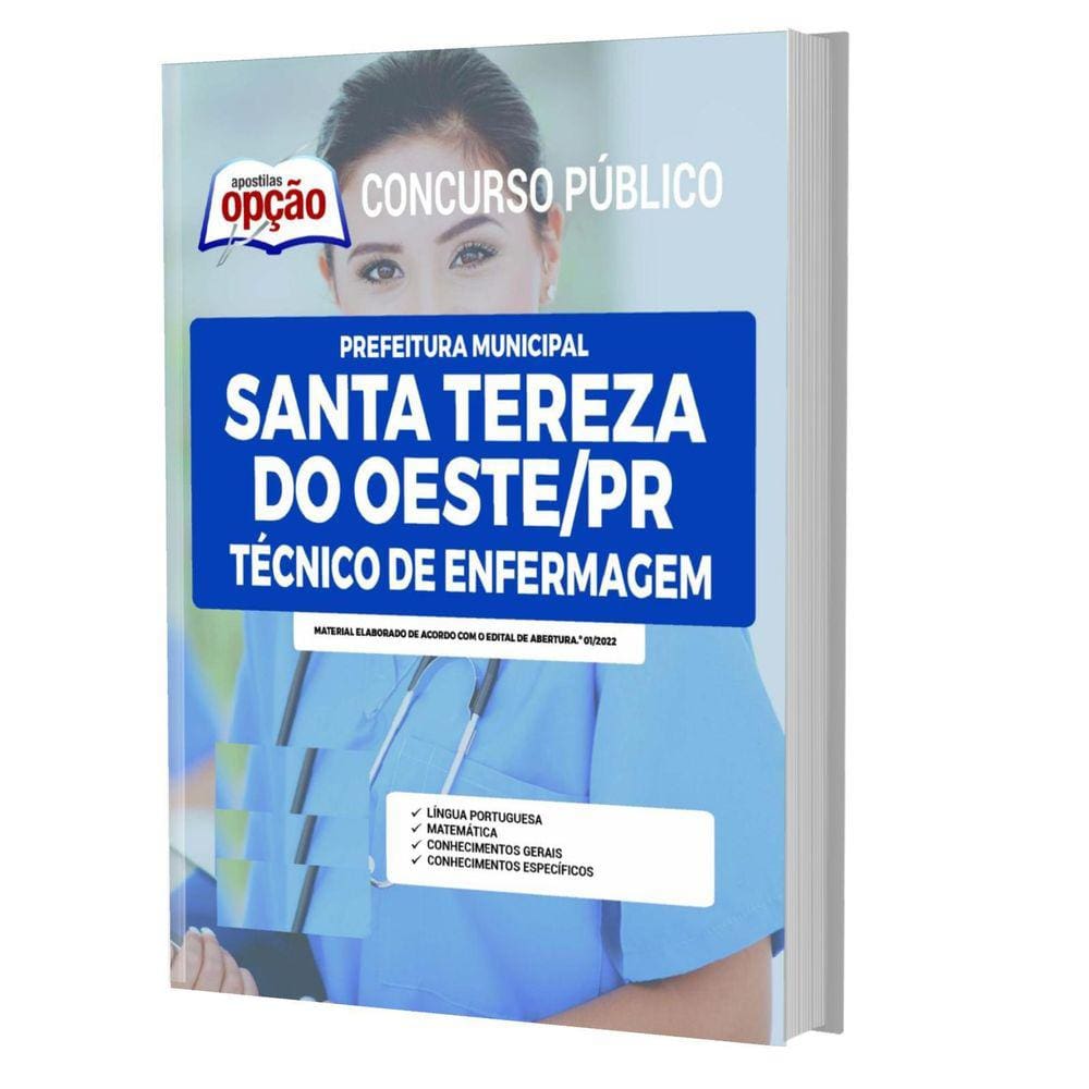 Apostila Santa Tereza Do Oeste Pr - Técnico De Enfermagem