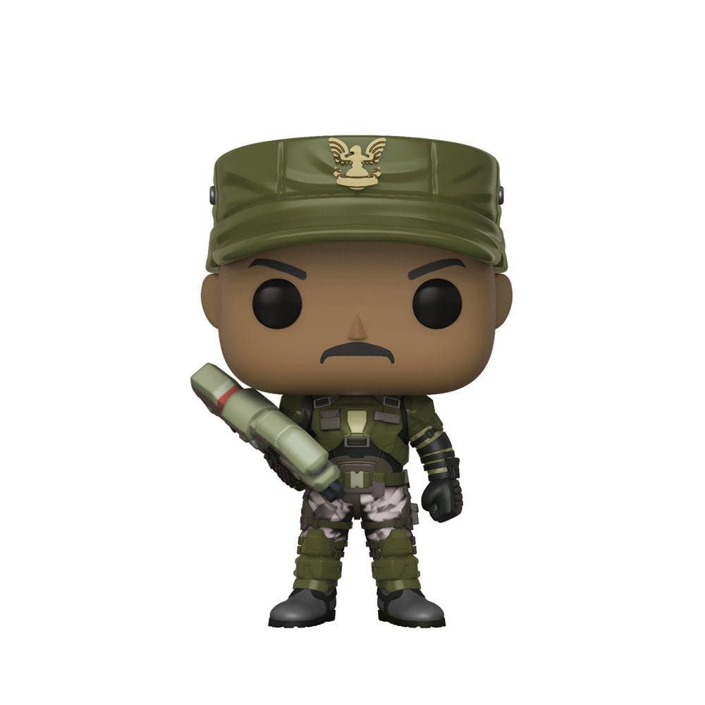 Figura colecionável Funko POP! Jogos Halo Sergeant Johnson