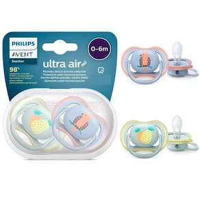 Chupeta Ultra Air Dupla Arara e Abacaxi 0-6M Philips Avent