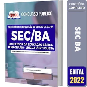 Apostila Sec Ba -Professor Temporário De Língua Portuguesa