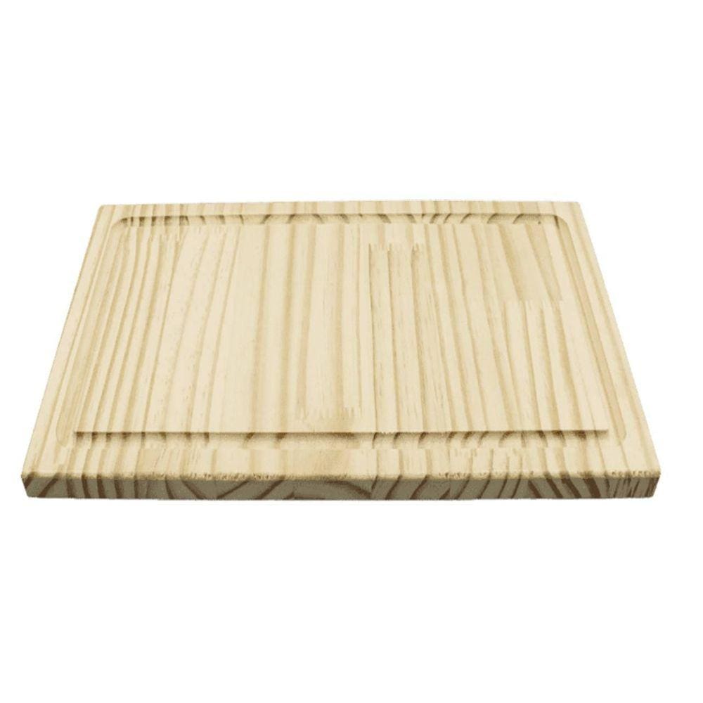 Tábua Para Caipirinha 18,5X14X1,5 Cm Em Pinus Cia Laser