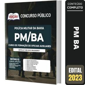 Apostila Pm Ba - Curso De Formação De Oficiais Auxiliares