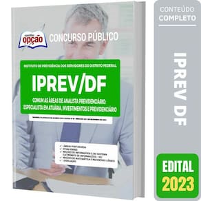 Apostila Iprev Df - Comum Analista Previdenciário Atuária