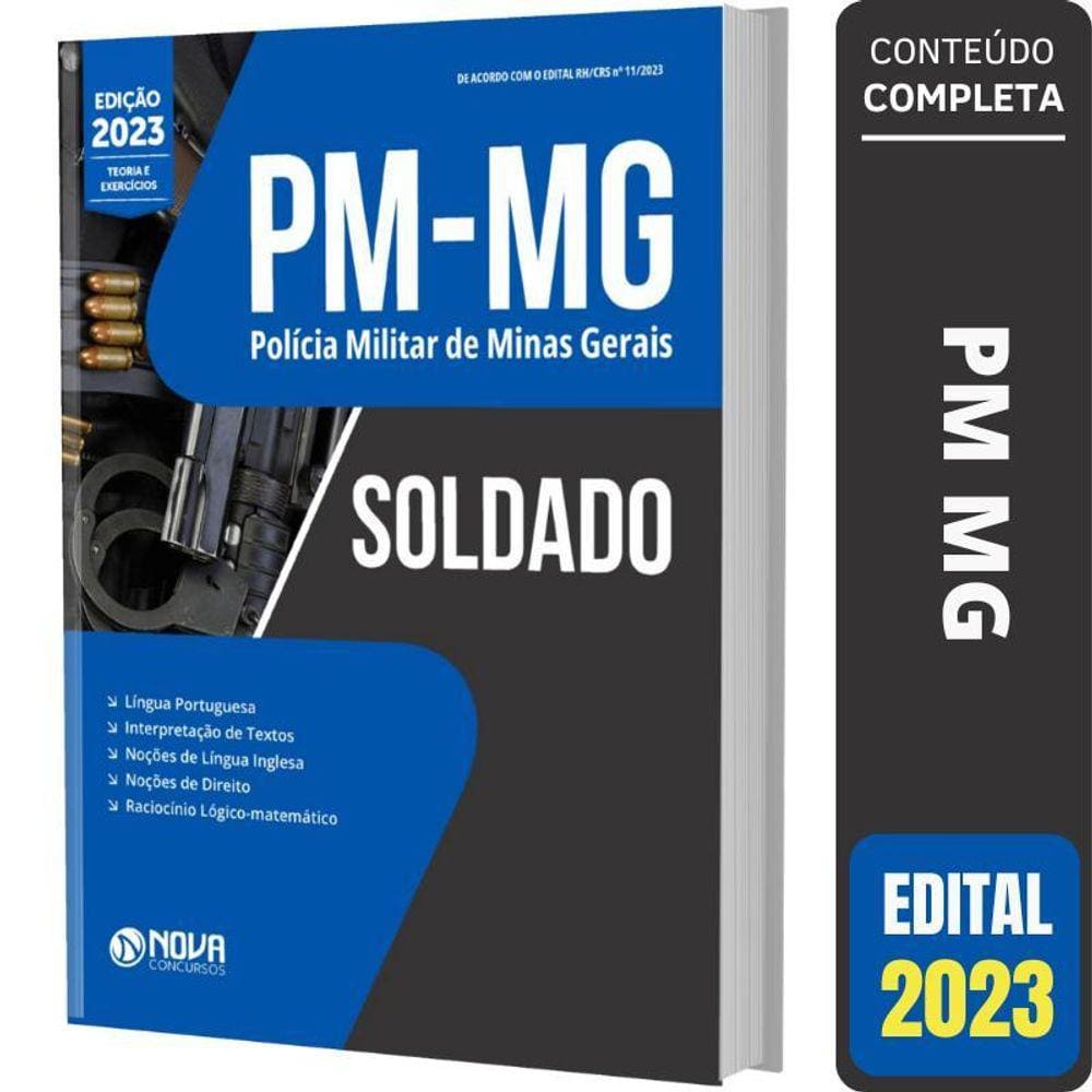 Apostila PM MG Soldado | TJ-ES 2023 Analista Adm. 480 Págs.