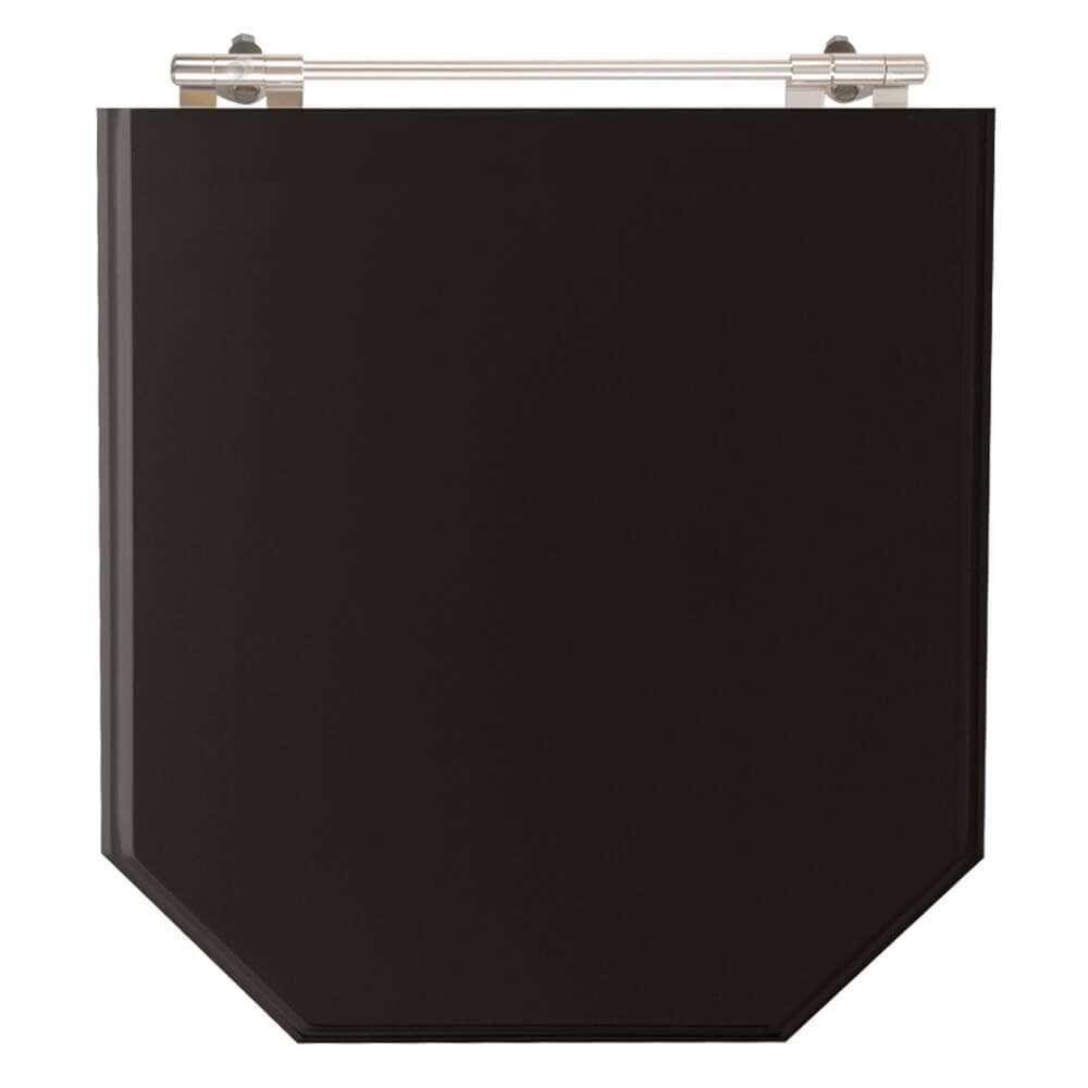 Assento Sanitário Atrium Preto para vaso Incepa