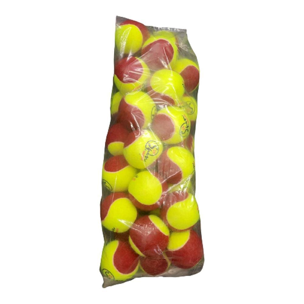 Bola de Tênis Spin Soft 25% Pct c/ 30 Bolas Vm e Am