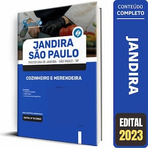 Apostila Concurso Jandira Sp - Cozinheiro E Merendeira