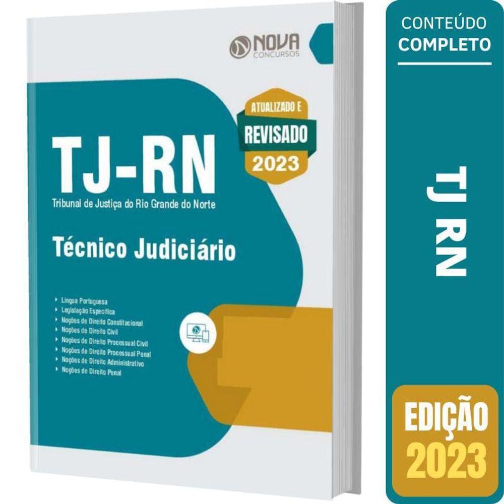 Apostila Concurso TJ RN - Téc. Judiciário 2023