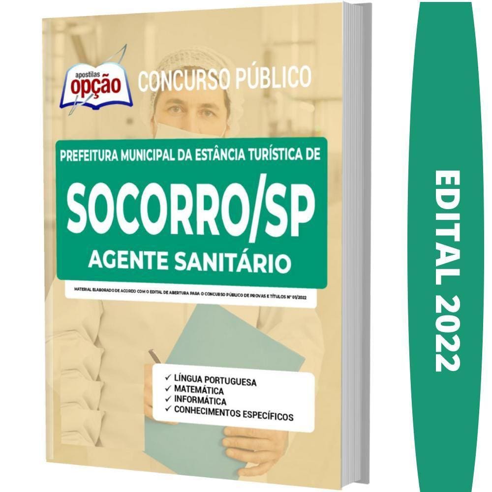 Apostila Prefeitura Socorro Sp - Agente Sanitário