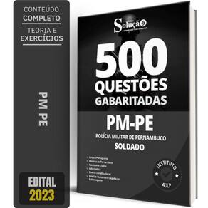 Caderno de Testes PM PE 2024 - Soldado 500 Questões