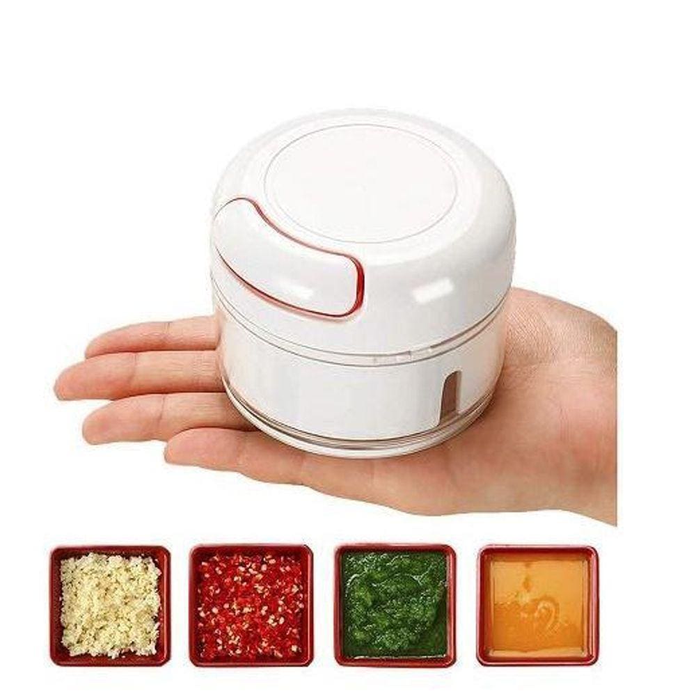 Mini Processador Triturador Lâminas Inoxidável Alimentos