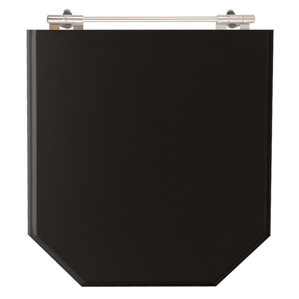 Assento Sanitário Atrium Preto para vaso Incepa