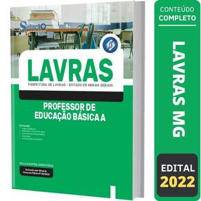Apostila Concurso Lavras Mg - Professor De Educação Básica A