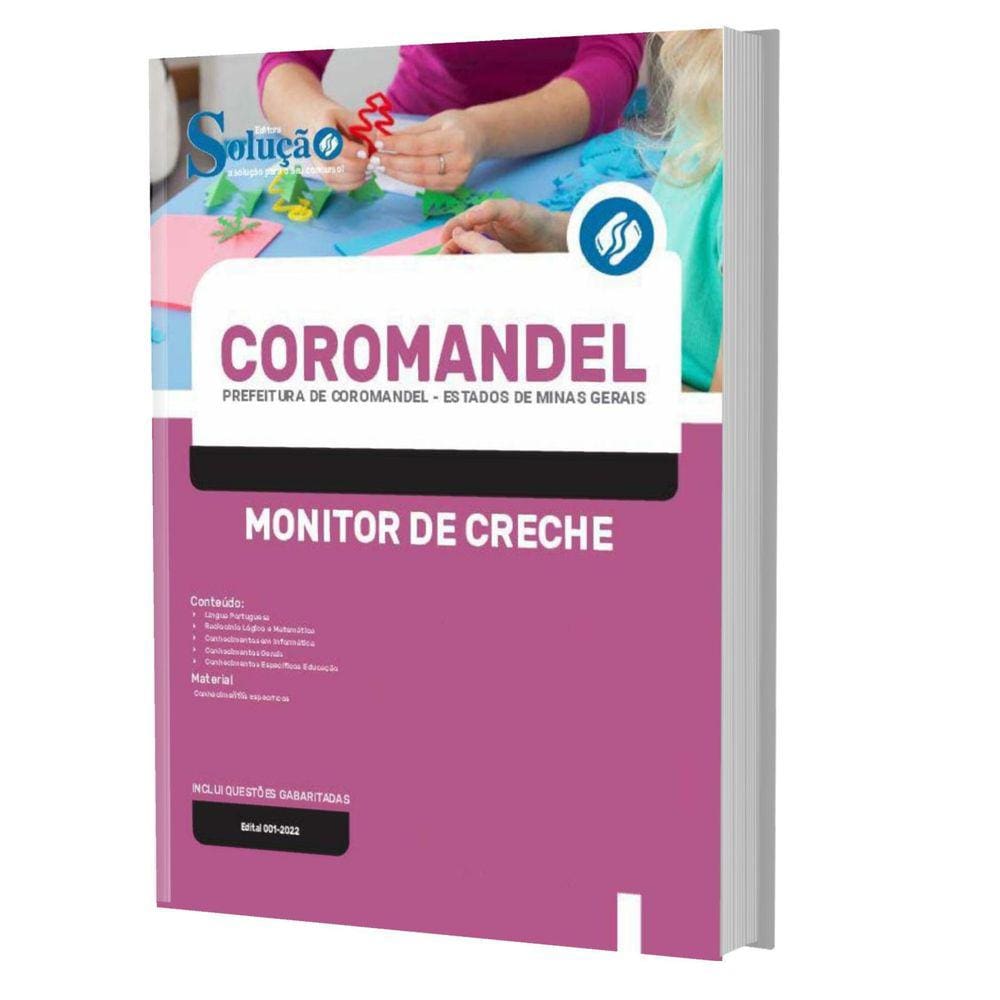Apostila Concurso Coromandel Mg - Monitor De Creche