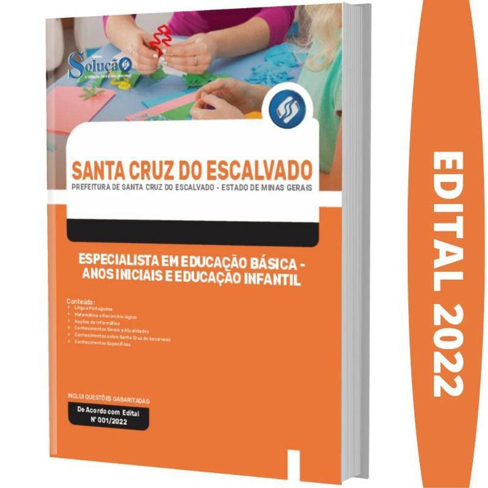 Apostila Santa Cruz Do Escalvado - Professor Educação Básica