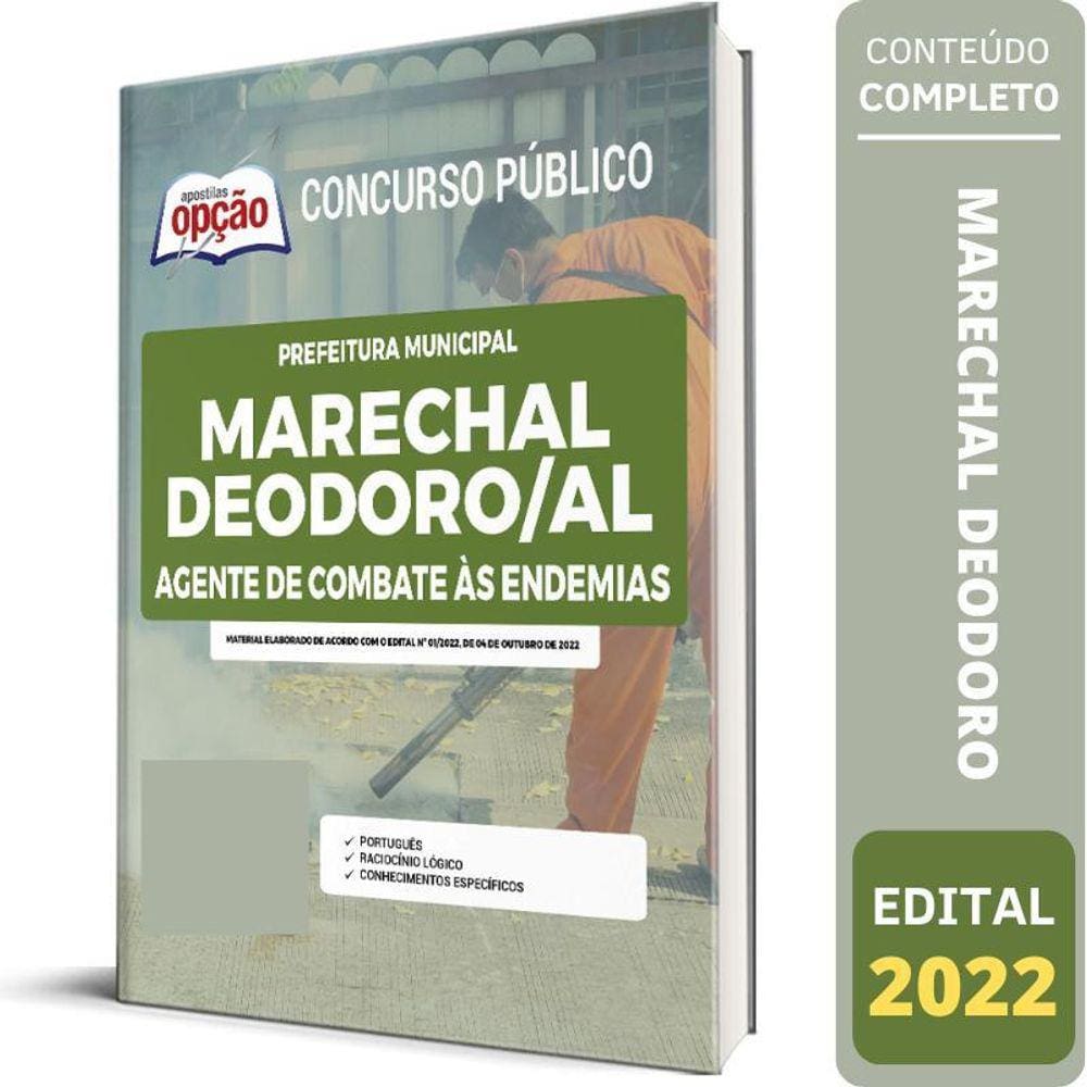 Apostila Marechal Deodoro - Agente De Combate Às Endemias