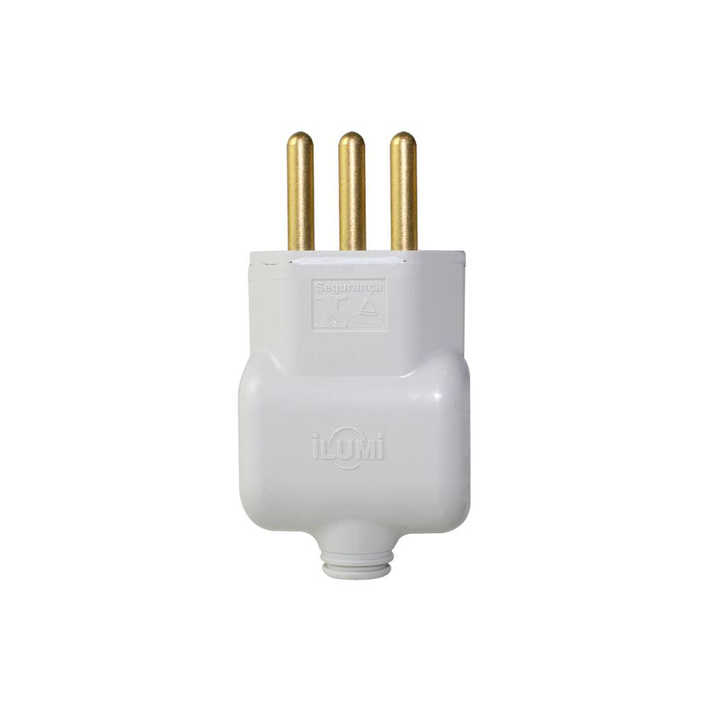 Plugue 2 P + T Macho 20 A 250 V - Ilumi