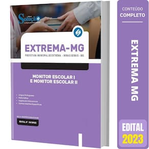 Apostila Extrema Mg - Monitor Escolar 1 E Monitor Escolar 2