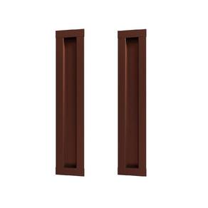 Kit 2 Puxador Concha Celleno Corten 50 Cm Marrom Il 255 500