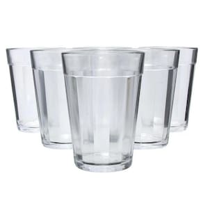Kit 6 Copo Americano Lagoinha De Vidro Reforçado 190Ml