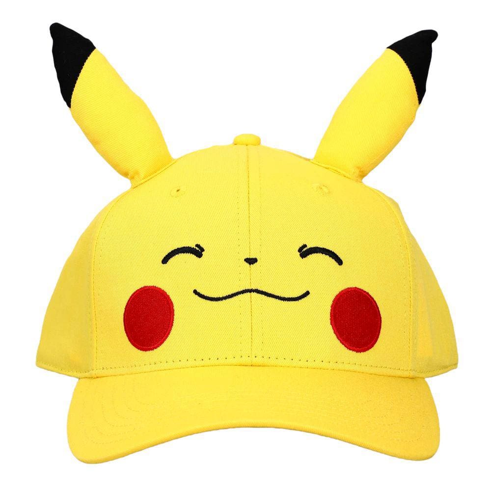 Chapéu Snapback Bioworld Pokémon Pikachu Big Face Design