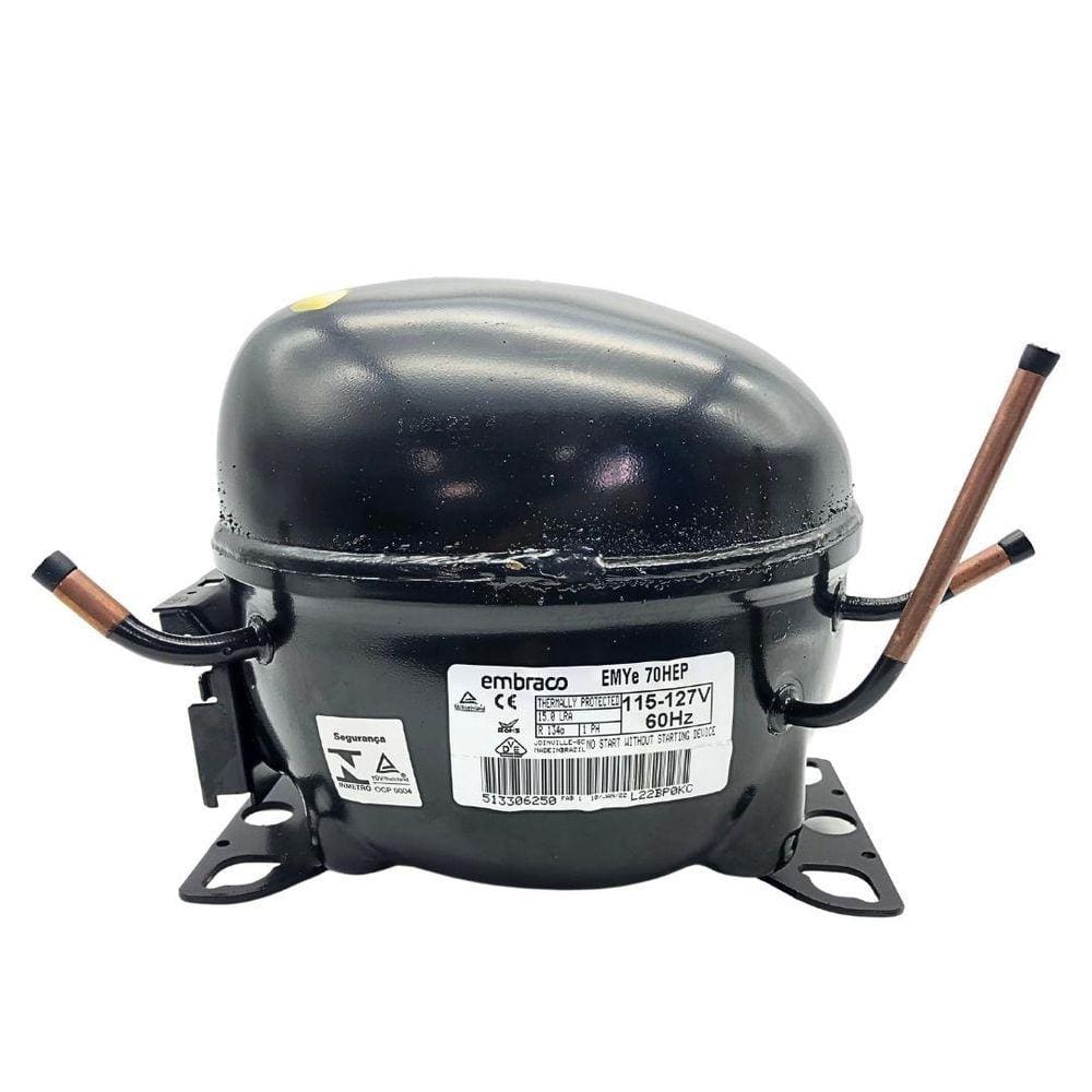 Compressor Motor 1/5 HP Embraco EMYE70HEP Gás R134 110V