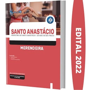 Apostila Concurso Santo Anastácio Sp - Merendeira