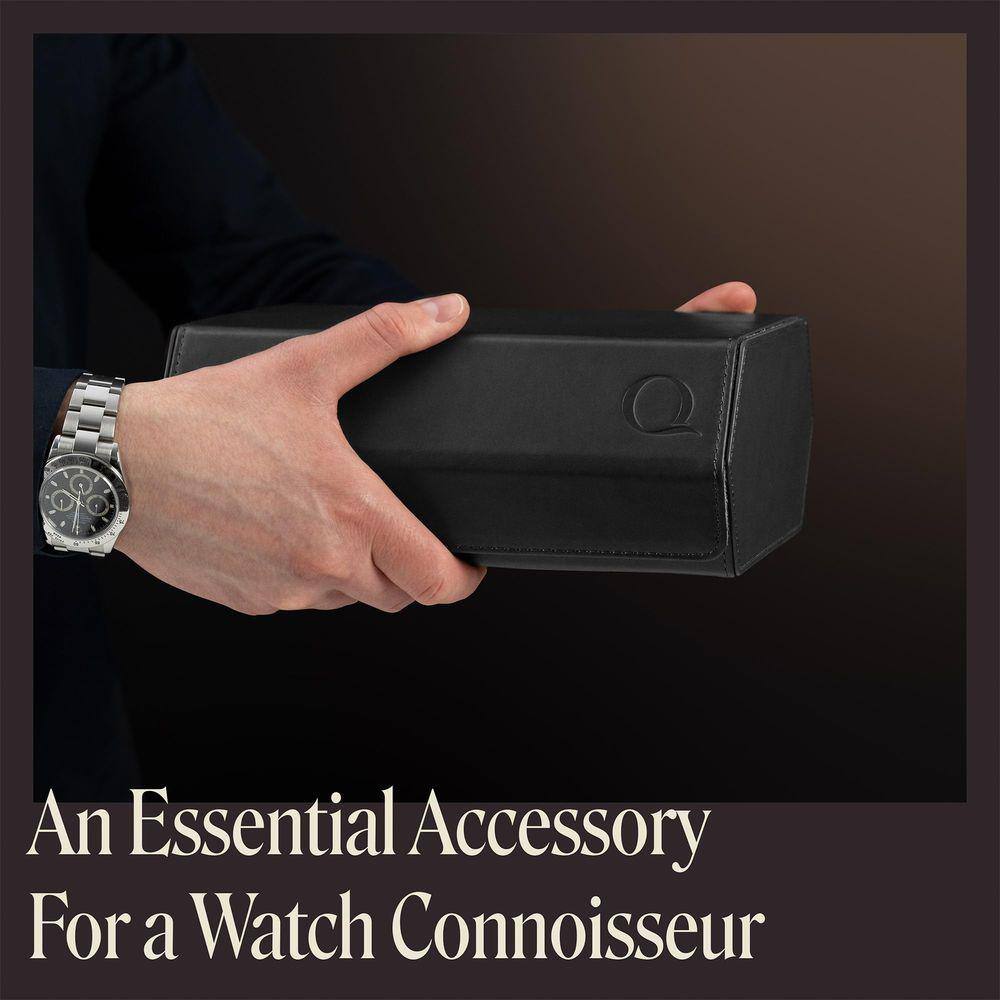Estojo de relógio WWATCHBANDS Napa Leather para 6 relógios