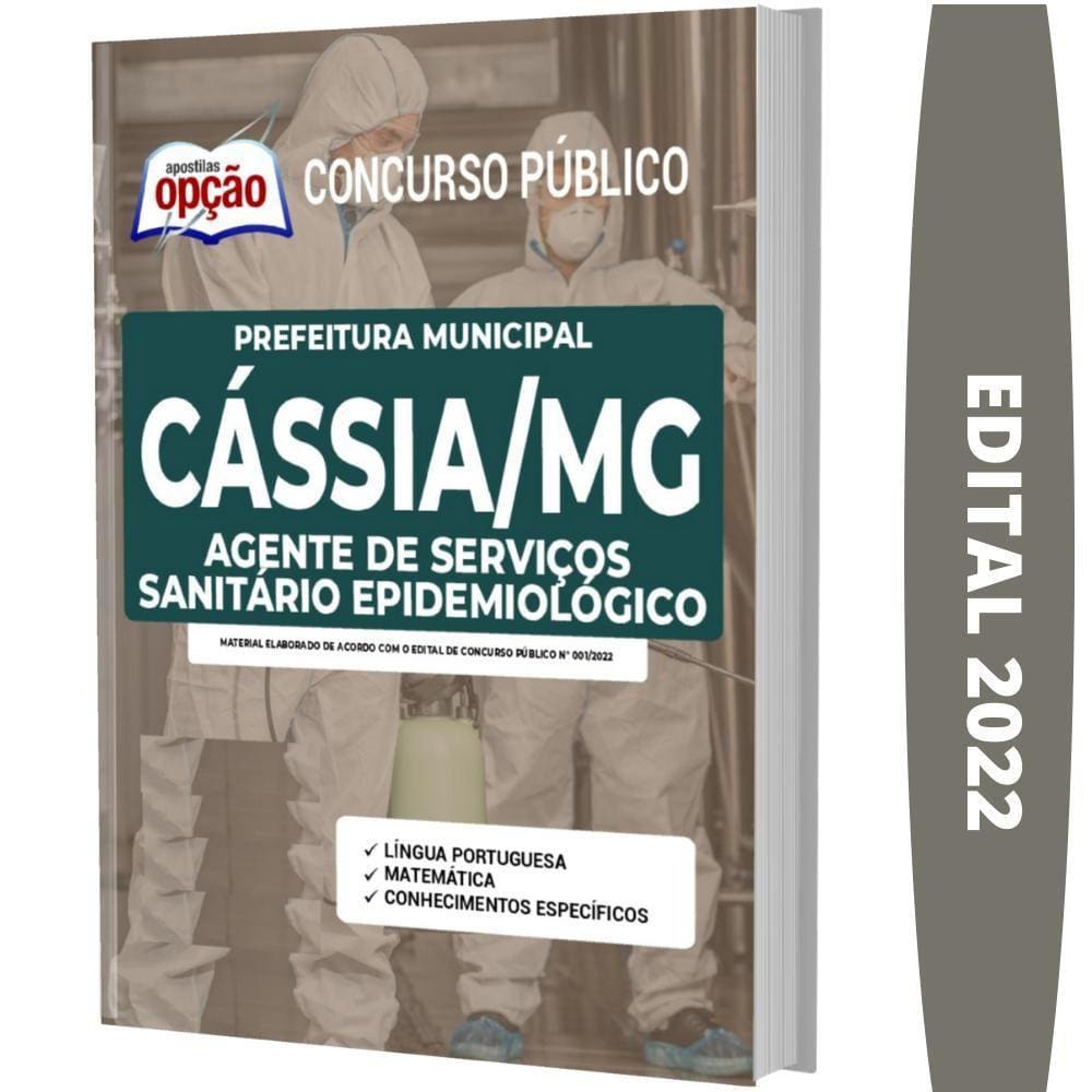 Apostila Cássia Mg Agente Serviços Sanitário Epidemiológico
