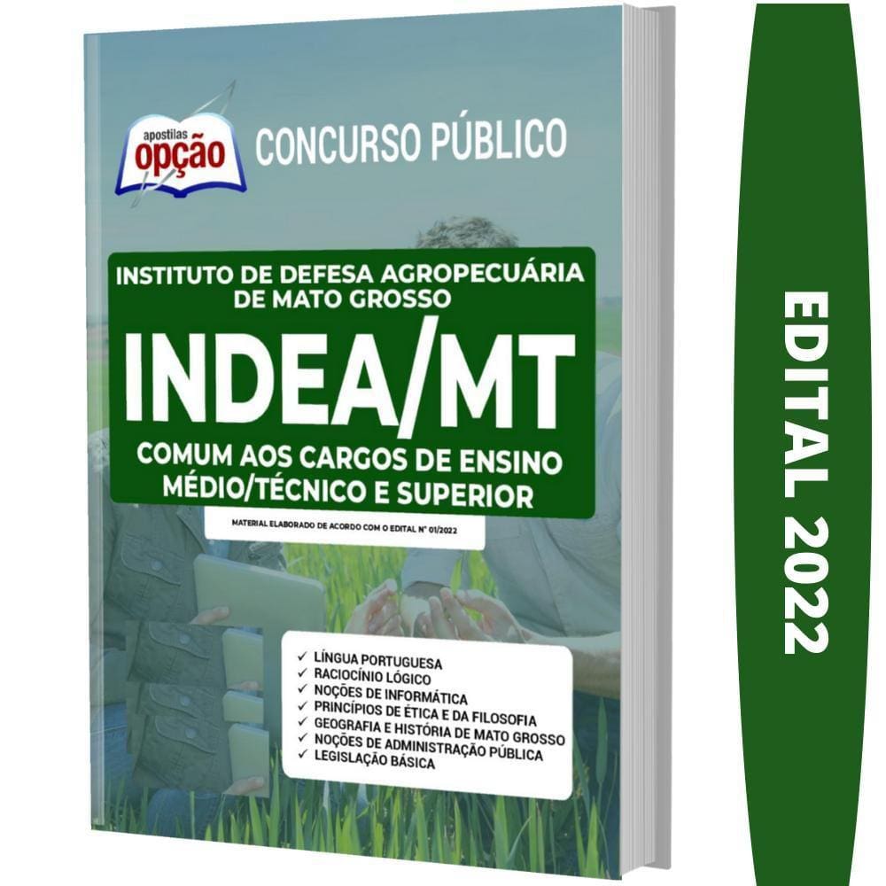 Apostila Indea-Mt - Ensino Médio Técnico Superior