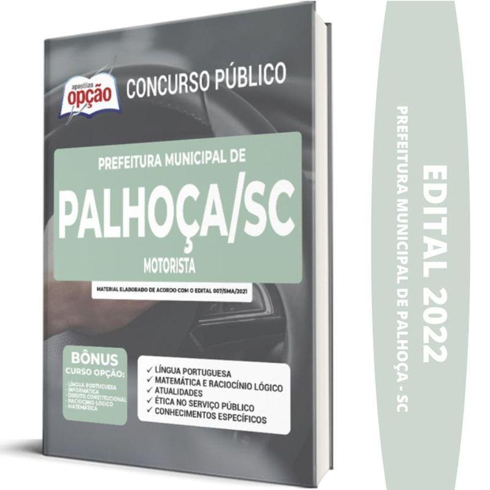 Apostila Prefeitura Palhoça Sc - Motorista