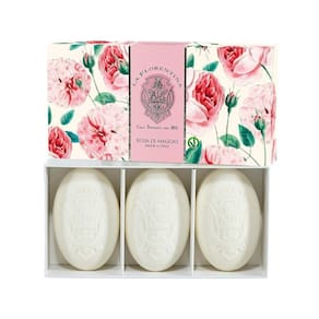 Kit La Florentina Rosas De Maio Sabonete Em Barra 3X150G