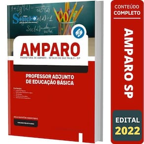 Apostila Amparo Sp - Professor Adjunto Educação Básica