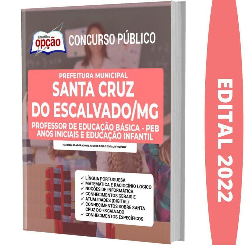 Apostila Santa Cruz Do Escalvado - Professor Anos Iniciais